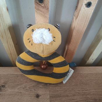 Hochet grelot moustache moulin roty