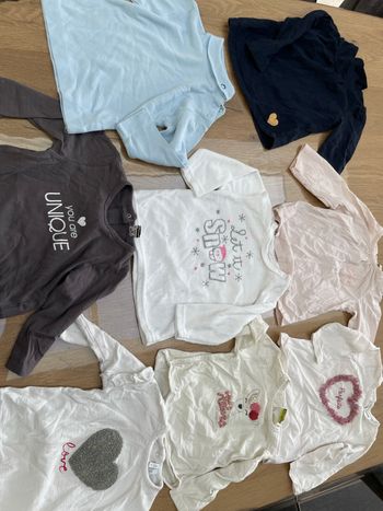 Lot de teeshirt manches longues