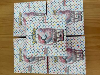 Lot de 5 displays 151  japonaises