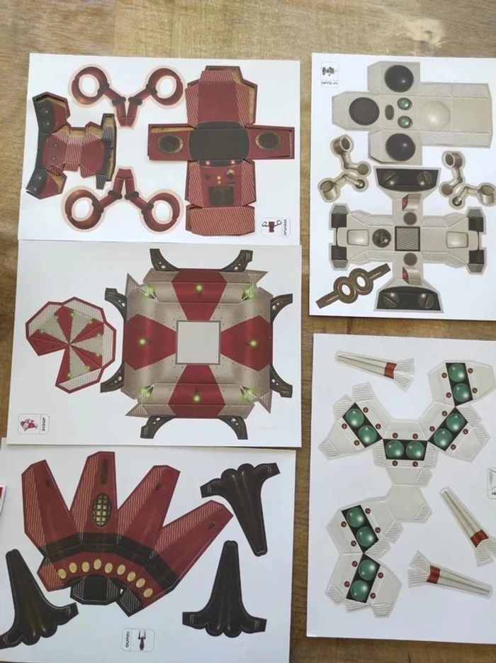 5 paper toys engins de l'espace - photo numéro 3