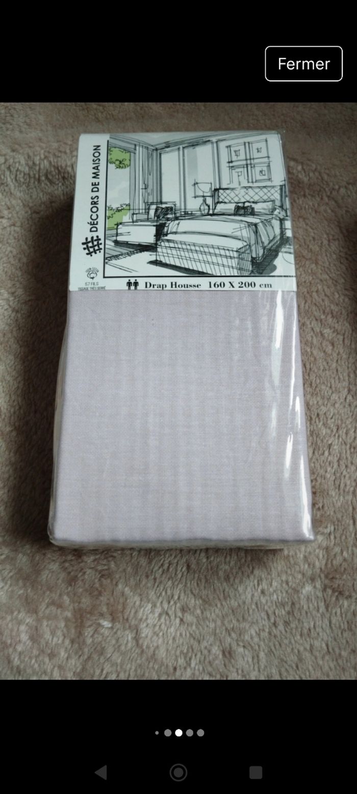 Drap housse neuf - photo numéro 3