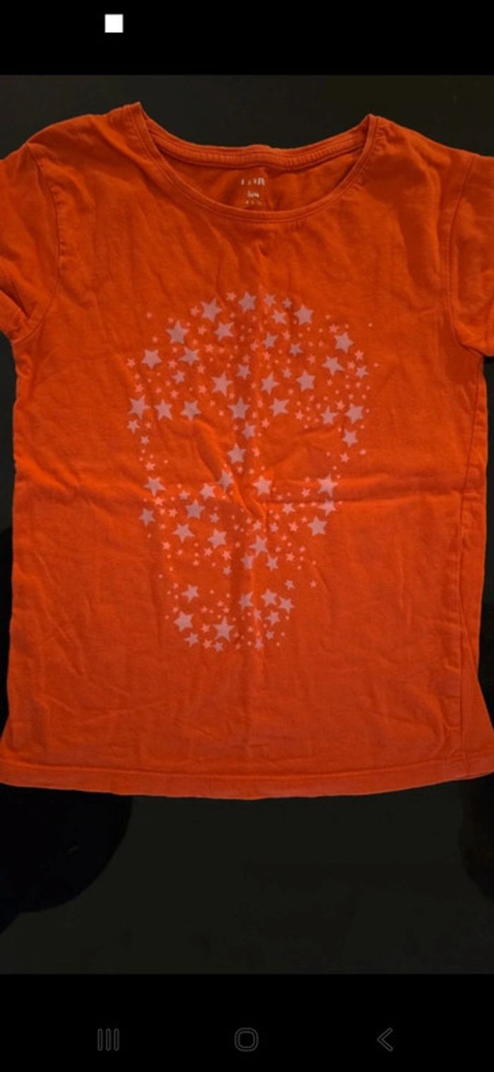 Lot 6 t-shirts fille 10 ans Disney Punkidz Okaidi Kiabi NKY - photo numéro 9