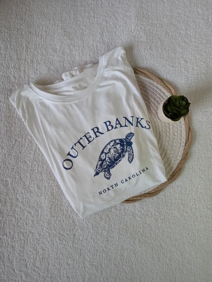 🐢 T-shirt oversize Outer Banks - M