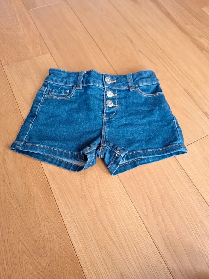 Short en jean okaidi