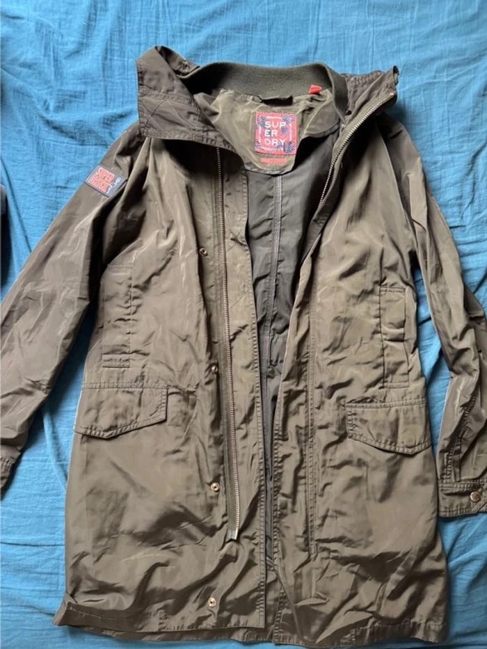 🧥 Parka Superdry Co – Kaki avec capuche - photo numéro 2