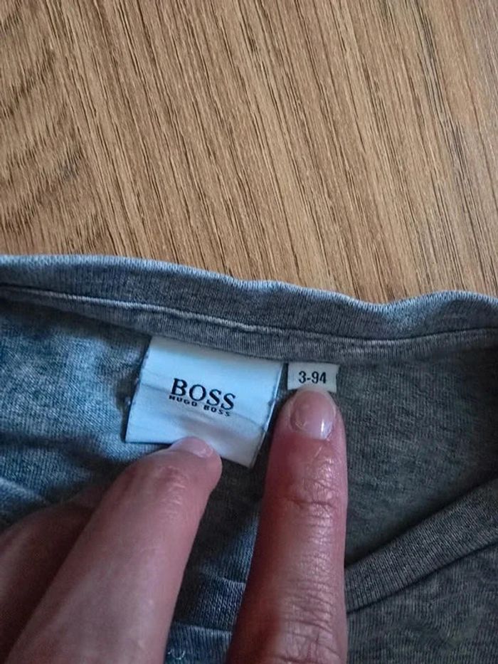 Tee shirt manches longues Hugo Boss - photo numéro 3