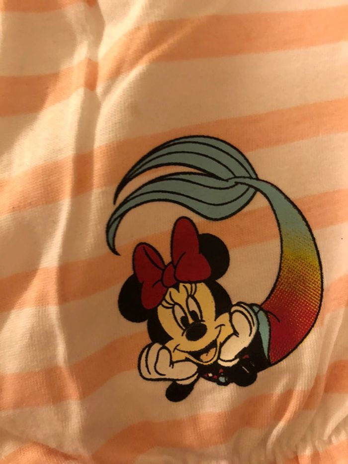 Ensemble short et tee shirt fille Minnie neuf - photo numéro 4