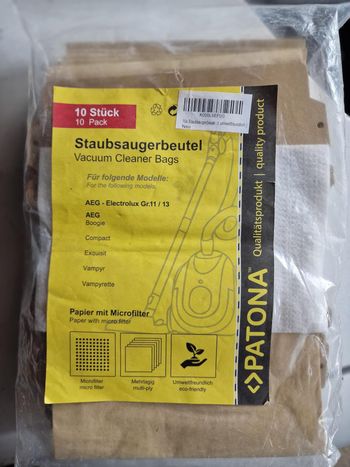 Sacs aspirateurs AEG/ELECTROLUX