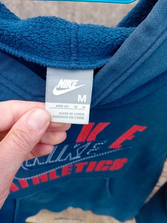 Sweat à capuche bleu marine Nike 12 ans M - photo numéro 3