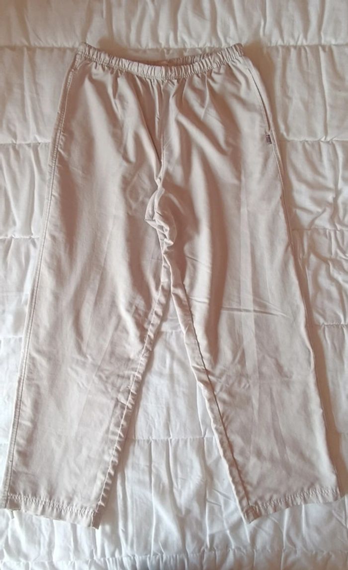 Pantalon de jogging crème