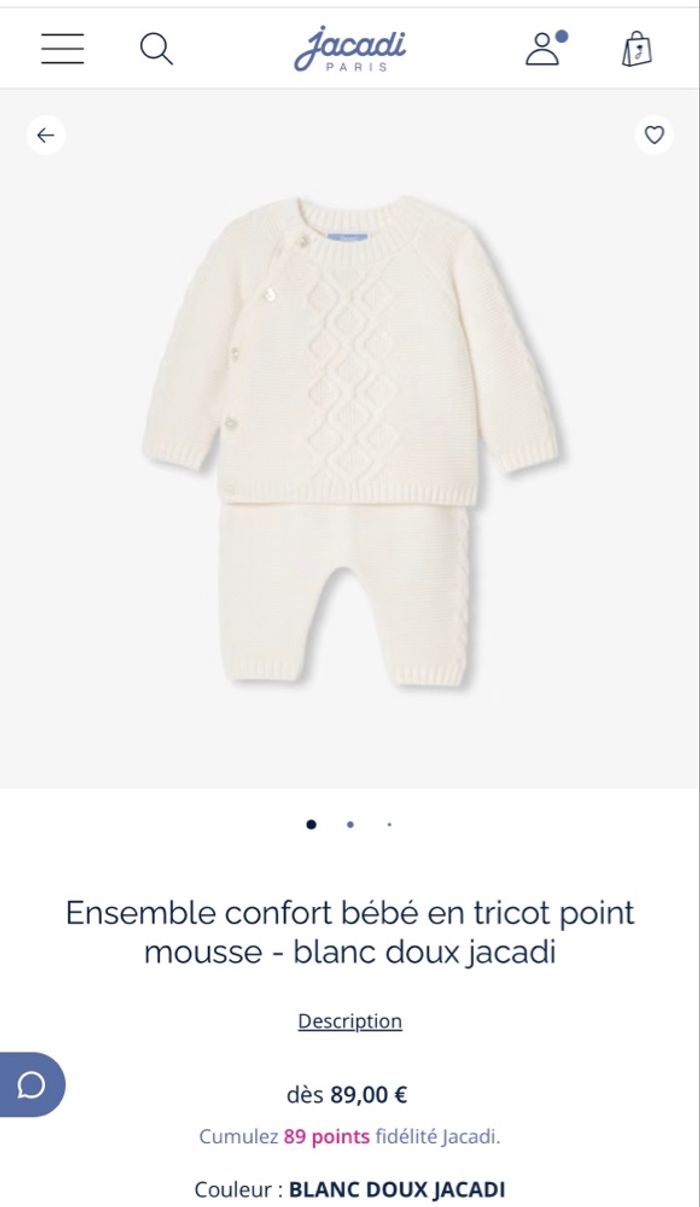 Lote vêtement bébé jacadi - photo numéro 5