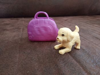 Joli petit Chien de Barbie dans son Sac de transport