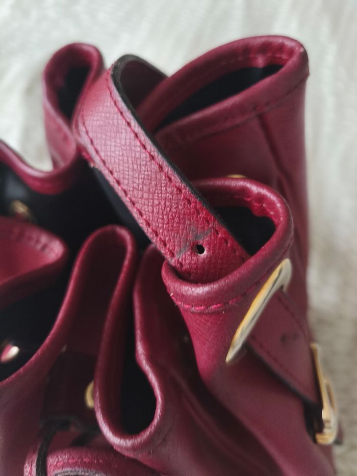 Sac seau cuir Lancaster Vintage - photo numéro 3