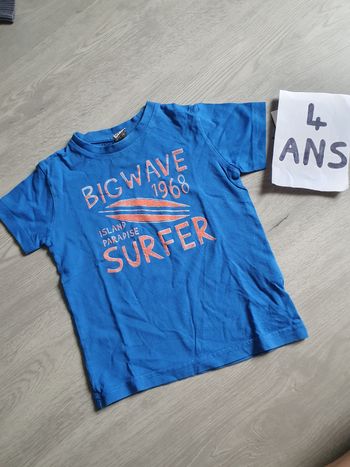 Maillot t-shirt 4ans garçon