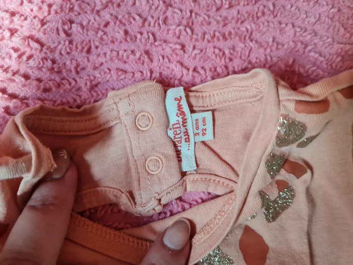 Lot de 2 tee shirts fille DPAM 2 ans - photo numéro 4