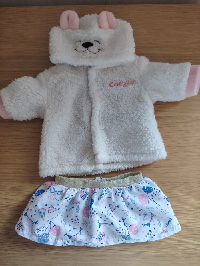 Manteau  ourson + jupe - photo numéro 3