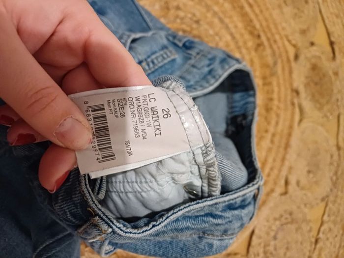 Jean bleu taille haute bleu clair LC Waikiki taille S/M 36/38 - photo numéro 8