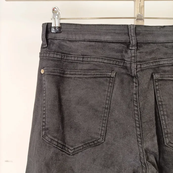 Pantalon noir effet velours Prada - Taille 36 A599 - photo numéro 9