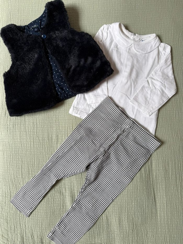 Ensemble 3 pièces Kiabi 12 mois