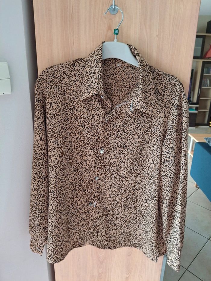 Chemisier léopard femme