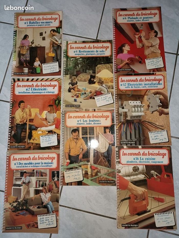 8 revues illustrés sur le bricolage - diverses thématiques