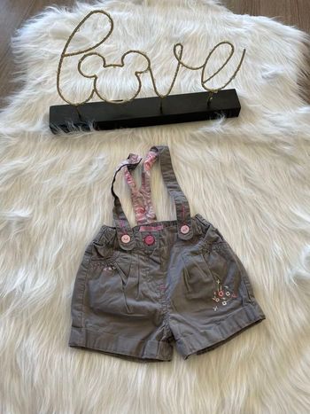 Short salopette gemo 6 mois