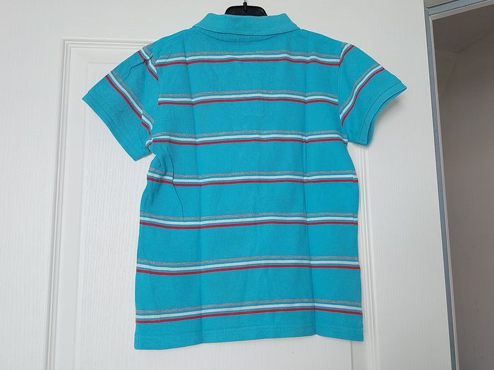 Polo turquoise rayures - photo numéro 2