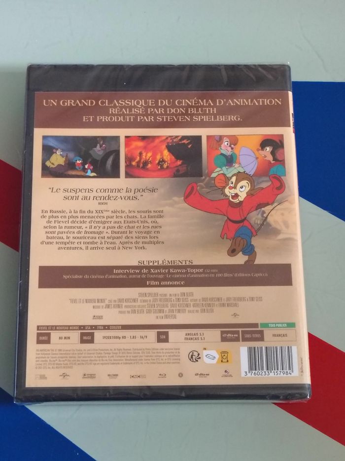 Blu Ray Fievel et le Nouveau Monde (Don Bluth, Animation, Culte) - photo numéro 2