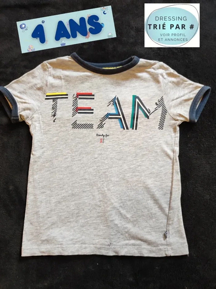 T-shirt manches courtes 4 ans Okaïdi