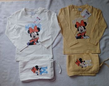Lot de 2 pyjamas Minnie neufs taille 4 ans