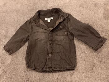 Chemise manches longues vertbaudet 6mois