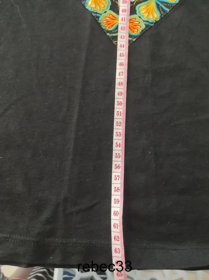 T-shirt imprimé dessin wax M.Burdi - photo numéro 6