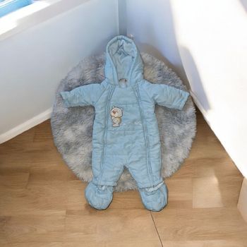 combinaison hiver bleu bébé 3 mois