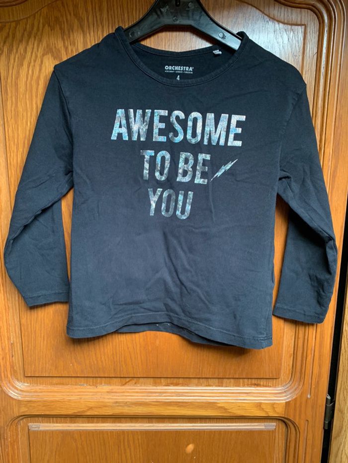 T shirt manche longue 4 ans