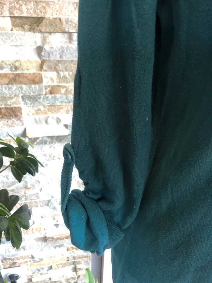Pull fin bleu canard - photo numéro 3