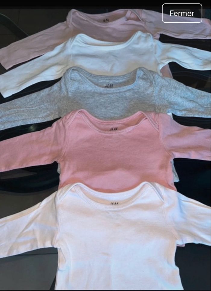 Lot 9 ter shirt bébé fille 3 mois - photo numéro 3