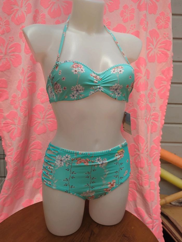 Bikini bandeau taille haute Sunseeker S - photo numéro 2