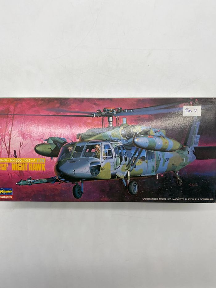 Maquette Hasegawa Night Hawk sikorsky hh-60D