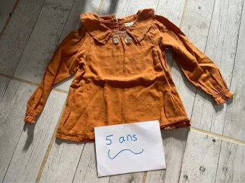 Très jolie blouse hiver fille 5 ans