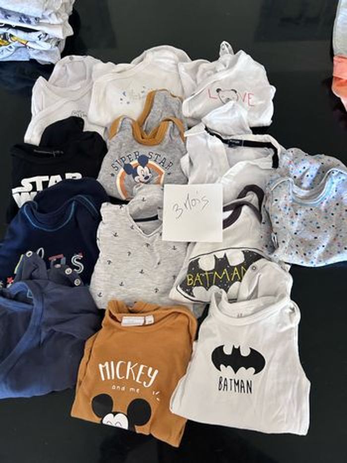 Lots de vêtements bébé garçons 3 mois - photo numéro 6
