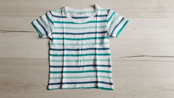 Vêtement garçon tee-shirt manches courtes rayé Vert Baudet 6 ans