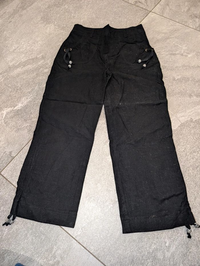 Pantacourt noir chic femme M 38 comme NEUF