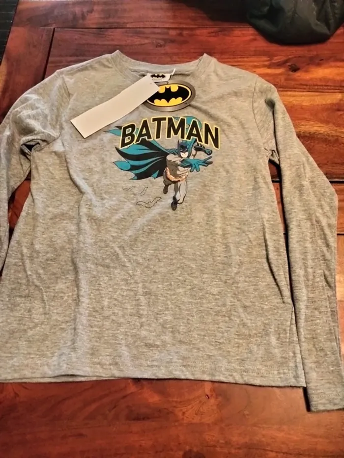T-shirt manches longues 10 ans batman