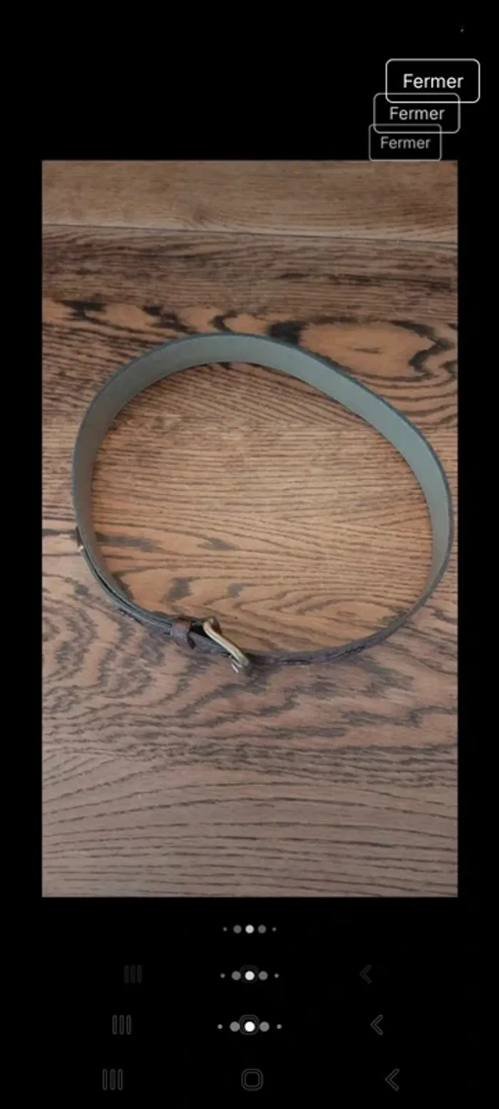 Ceinture Mondi cuir Marron 85cm Germany - photo numéro 15