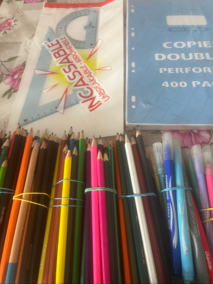 Lot de fournitures scolaires - photo numéro 2