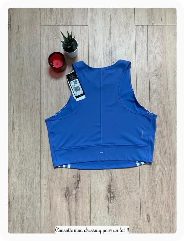 Brassière crop top adidas own the run - photo numéro 4
