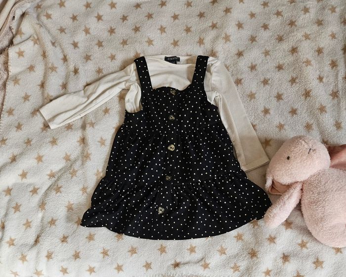 Ensemble robe + tee shirt ML fille 1,5-2ans (92cm) - photo numéro 4