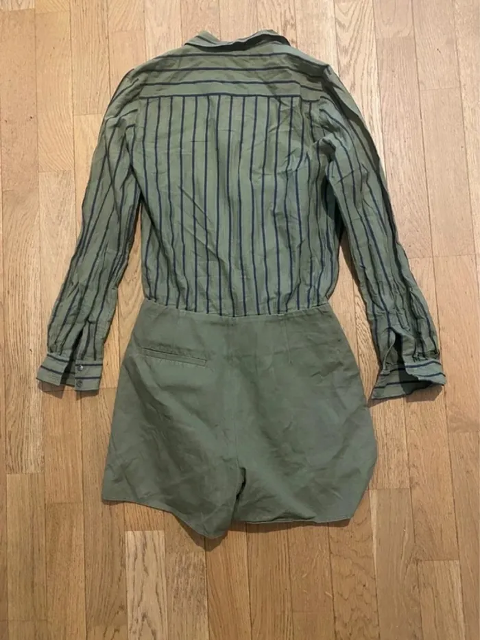 Combinaison short kaki Sandro taille 1 - photo numéro 6