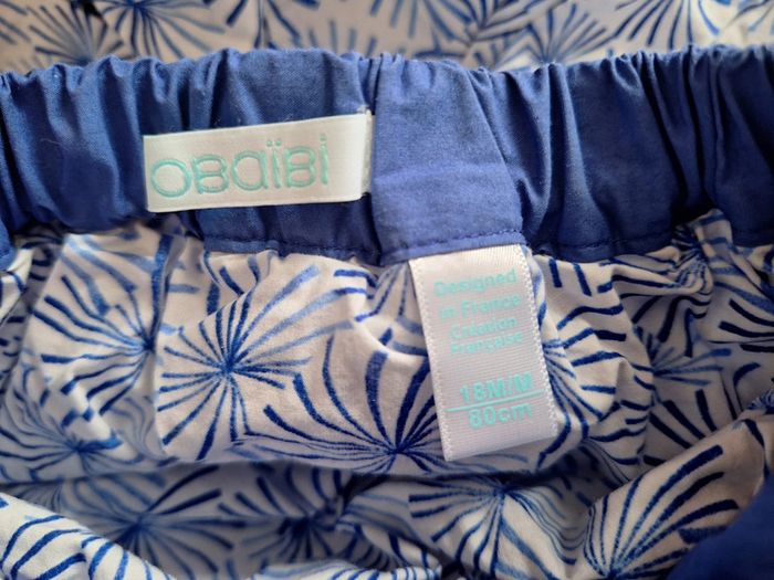 Jupe culotte - Obaïbi - 18mois - 80cm - photo numéro 4