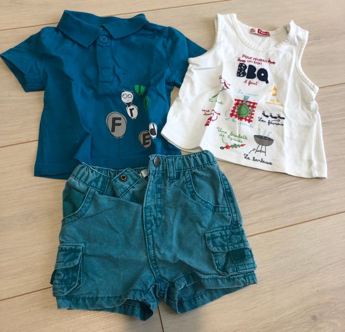 Lot garçon 3 mois Dpam Kitchoun